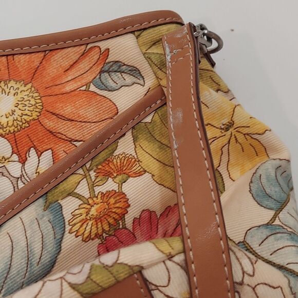 Fossil Floral Canvas Crossbody Purse - Picture 8 of 11